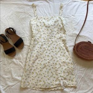 Abercrombie Lemon Print Summer Dress